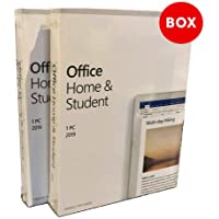 Office 2019 Hogar y Estudiantes | Caja sellada | Licencia oficial de por vida | Windows (NO macOS)
